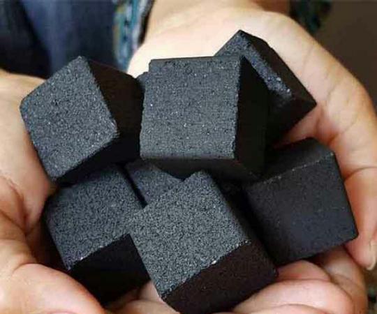 بررسی خصوصیات زغال فشرده کبابی